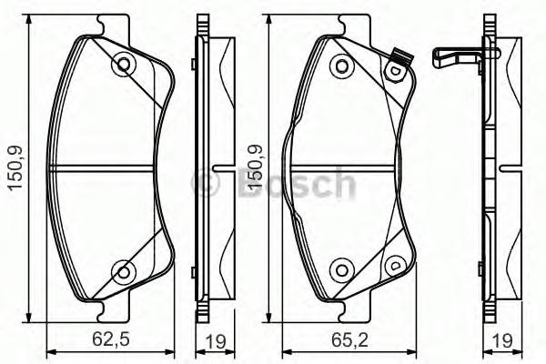 BOSCH 0986495106 купити в Україні за вигідними цінами від компанії ULC