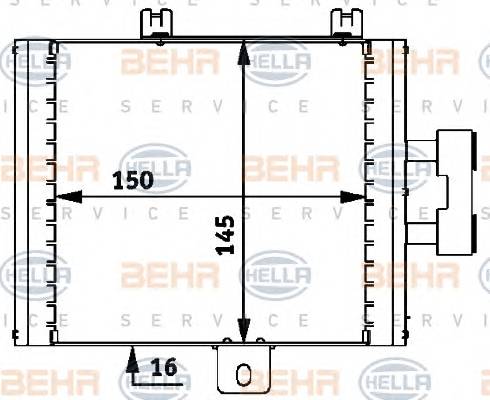 HELLA 8MO 376 726-271 купити в Україні за вигідними цінами від компанії ULC