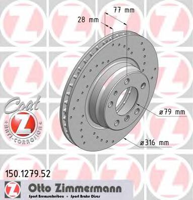 ZIMMERMANN 150.1279.52 купити в Україні за вигідними цінами від компанії ULC