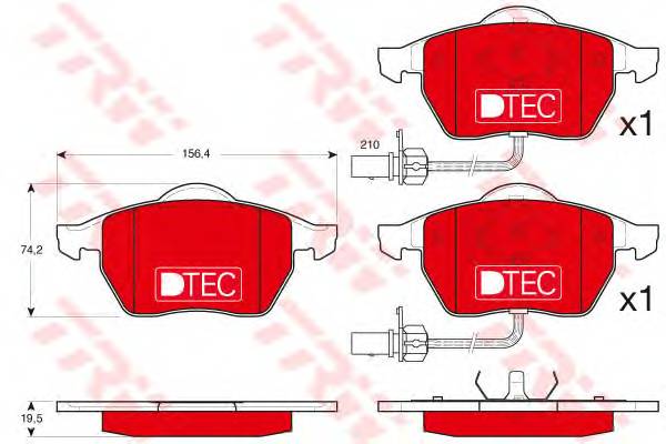 TRW GDB1307DTE купить в Украине по выгодным ценам от компании ULC