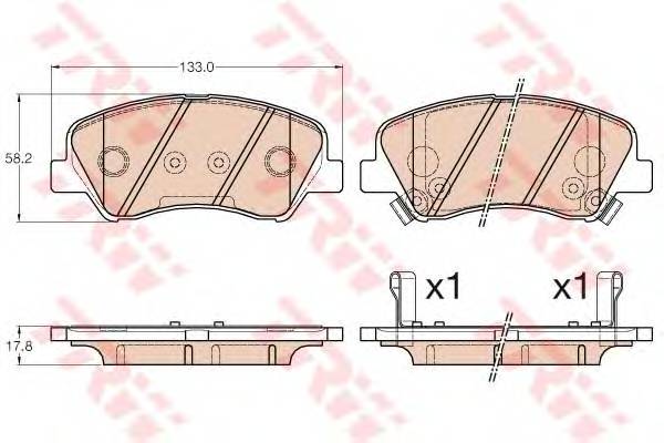 TRW GDB3548 купити в Україні за вигідними цінами від компанії ULC