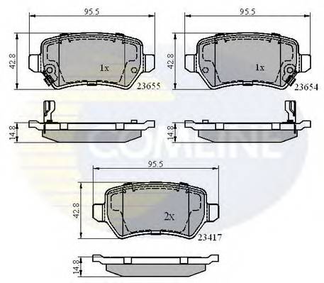 COMLINE CBP31551 купити в Україні за вигідними цінами від компанії ULC