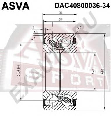 ASVA DAC4080003634 купити в Україні за вигідними цінами від компанії ULC