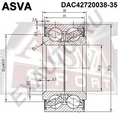 ASVA DAC4272003835 купити в Україні за вигідними цінами від компанії ULC