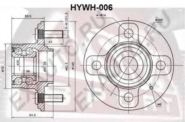 ASVA HYWH006 купити в Україні за вигідними цінами від компанії ULC