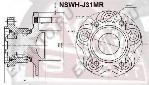 ASVA NSWHJ31MR купити в Україні за вигідними цінами від компанії ULC