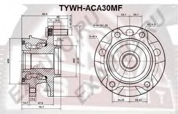 ASVA TYWHACA30MF купить в Украине по выгодным ценам от компании ULC