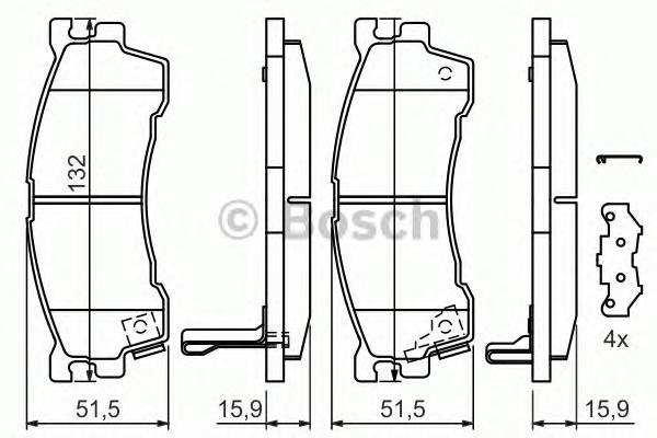 BOSCH 0 986 424 694 купить в Украине по выгодным ценам от компании ULC