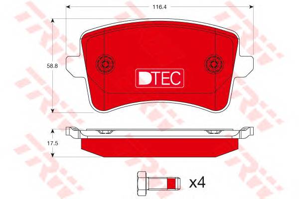 TRW GDB1765DTE купити в Україні за вигідними цінами від компанії ULC