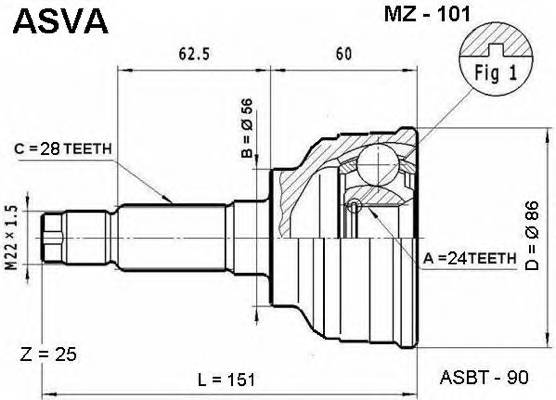 ASVA MZ101 купить в Украине по выгодным ценам от компании ULC