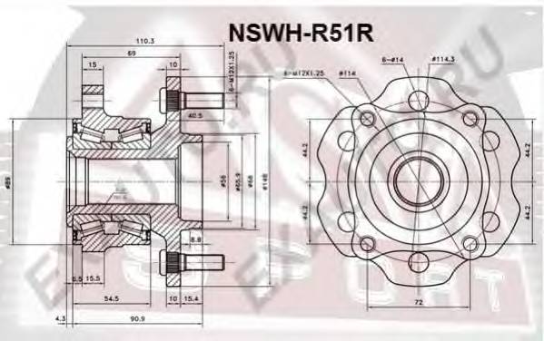 ASVA NSWHR51R купити в Україні за вигідними цінами від компанії ULC