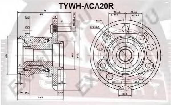 ASVA TYWHACA20R купити в Україні за вигідними цінами від компанії ULC