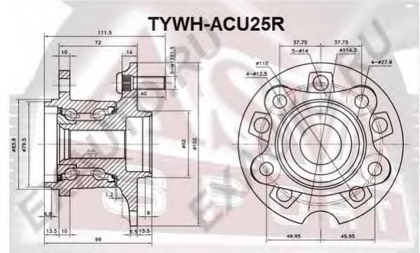 ASVA TYWHACU25R купити в Україні за вигідними цінами від компанії ULC