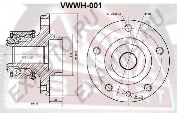 ASVA VWWH001 купить в Украине по выгодным ценам от компании ULC