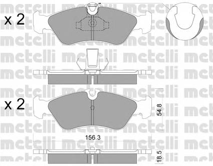 METELLI 22-0311-1 купити в Україні за вигідними цінами від компанії ULC