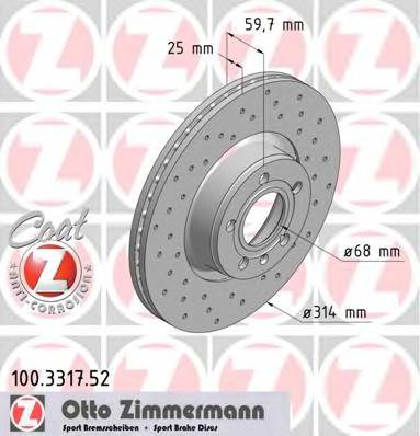 ZIMMERMANN 100.3317.52 купить в Украине по выгодным ценам от компании ULC