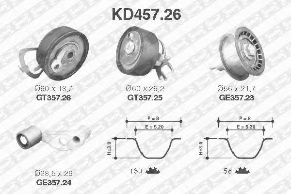 SNR KD457.26 купити в Україні за вигідними цінами від компанії ULC