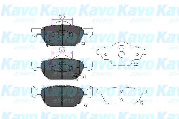 KAVO PARTS KBP-2043 купить в Украине по выгодным ценам от компании ULC