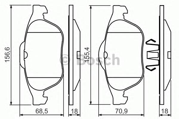 BOSCH 0 986 424 616 купити в Україні за вигідними цінами від компанії ULC