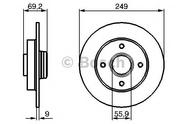 BOSCH 0 986 479 255 купити в Україні за вигідними цінами від компанії ULC