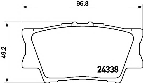 TEXTAR 2433801 купити в Україні за вигідними цінами від компанії ULC