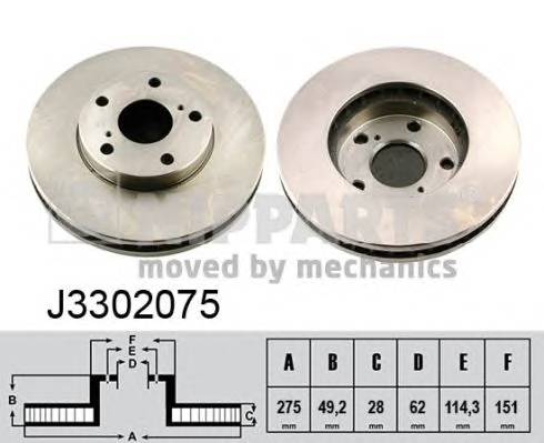 NIPPARTS J3302075 купити в Україні за вигідними цінами від компанії ULC