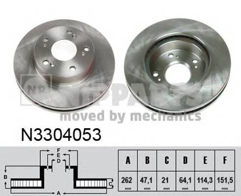 NIPPARTS N3304053 купити в Україні за вигідними цінами від компанії ULC