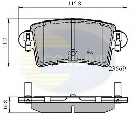 COMLINE CBP01036 купить в Украине по выгодным ценам от компании ULC