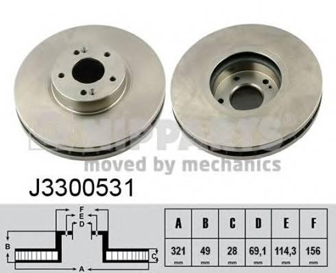 NIPPARTS J3300531 купити в Україні за вигідними цінами від компанії ULC