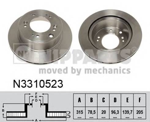 NIPPARTS N3310523 купить в Украине по выгодным ценам от компании ULC