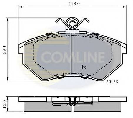 COMLINE CBP0152 купить в Украине по выгодным ценам от компании ULC