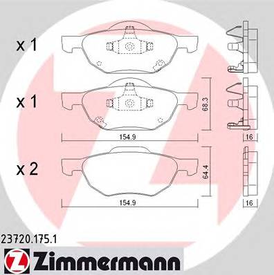 ZIMMERMANN 23720.175.1 купить в Украине по выгодным ценам от компании ULC