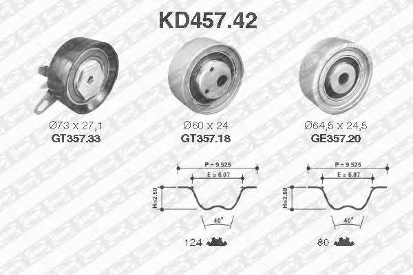 SNR KD457.42 купити в Україні за вигідними цінами від компанії ULC