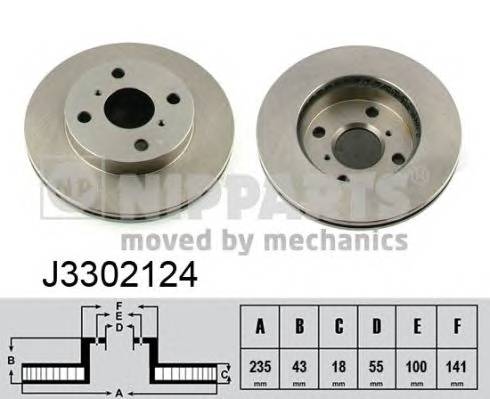 NIPPARTS J3302124 купити в Україні за вигідними цінами від компанії ULC