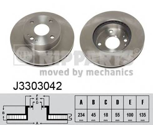 NIPPARTS J3303042 купити в Україні за вигідними цінами від компанії ULC