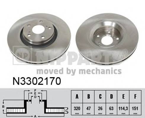 NIPPARTS N3302170 купить в Украине по выгодным ценам от компании ULC