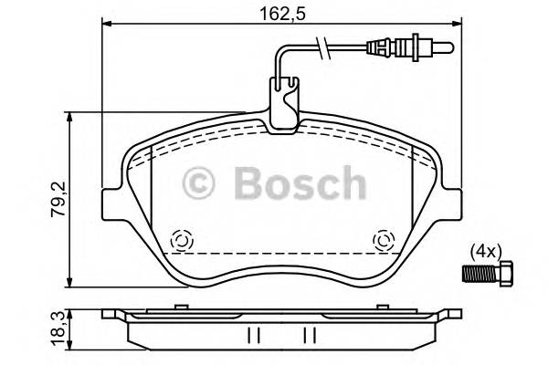 BOSCH 0 986 494 098 купити в Україні за вигідними цінами від компанії ULC