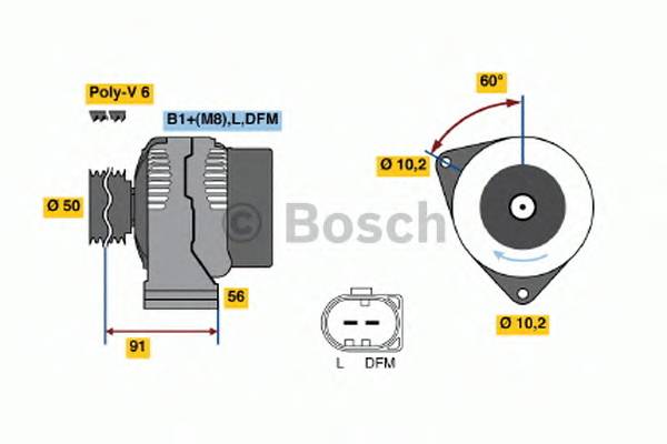 BOSCH 0 124 515 133 купити в Україні за вигідними цінами від компанії ULC