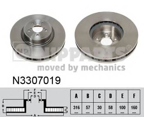 NIPPARTS N3307019 купить в Украине по выгодным ценам от компании ULC