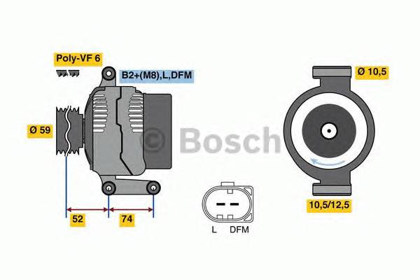 BOSCH 0 125 711 059 купить в Украине по выгодным ценам от компании ULC