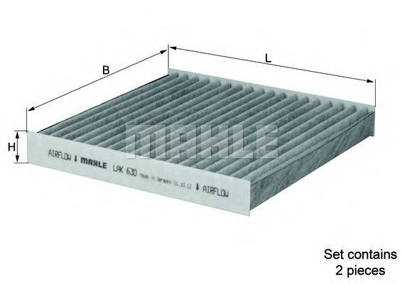 KNECHT LAK 630/S купити в Україні за вигідними цінами від компанії ULC