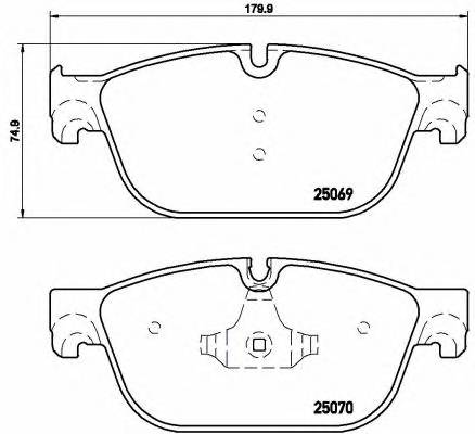 BREMBO P 61 115 купити в Україні за вигідними цінами від компанії ULC