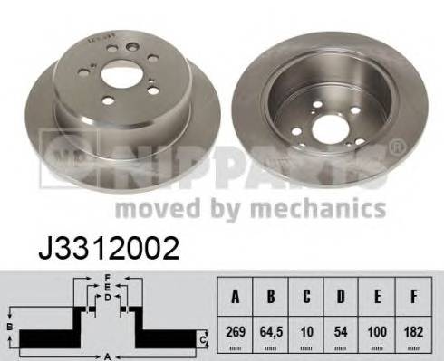 NIPPARTS J3312002 купити в Україні за вигідними цінами від компанії ULC