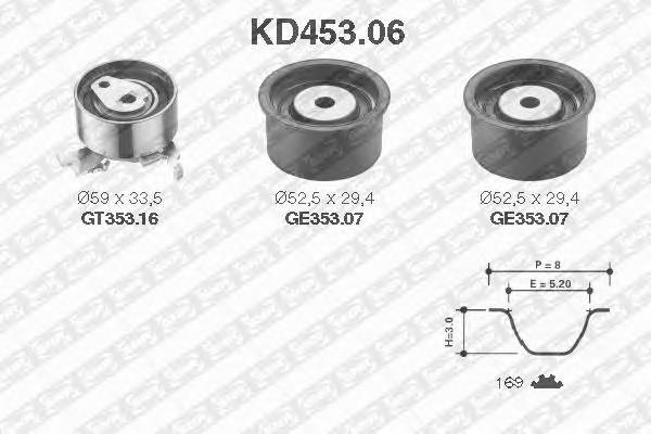 SNR KD453.06 купити в Україні за вигідними цінами від компанії ULC