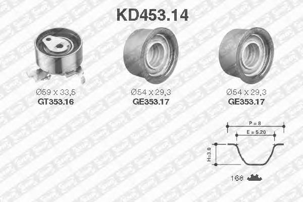SNR KD453.14 купити в Україні за вигідними цінами від компанії ULC