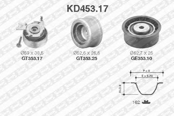 SNR KD453.17 купити в Україні за вигідними цінами від компанії ULC