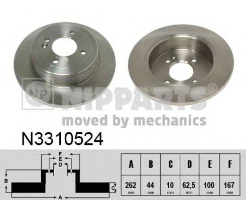 NIPPARTS N3310524 купити в Україні за вигідними цінами від компанії ULC