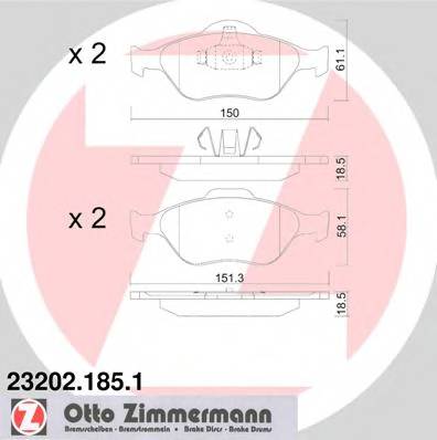 ZIMMERMANN 23202.185.1 купити в Україні за вигідними цінами від компанії ULC