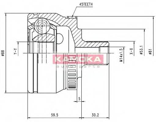 KAMOKA 6762 купить в Украине по выгодным ценам от компании ULC