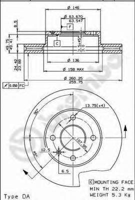 BREMBO 09.5134.10 купити в Україні за вигідними цінами від компанії ULC